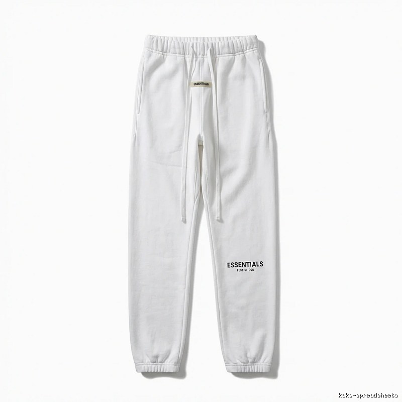 ESSENTIALS Simple Style White Sweatpants