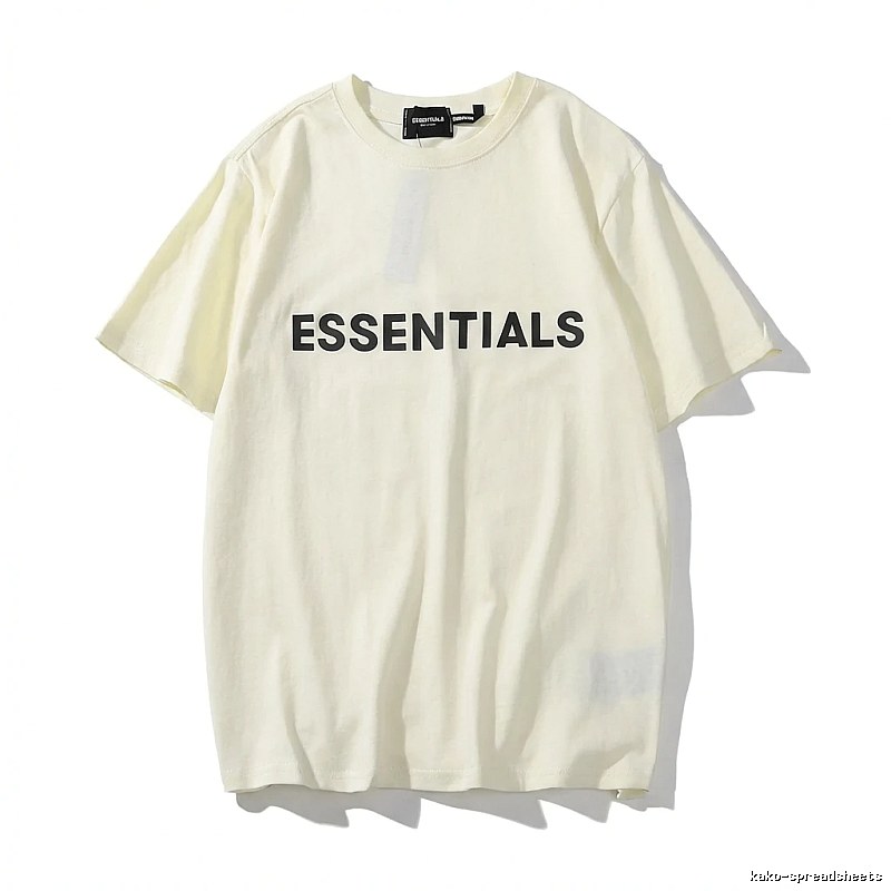 ESSENTIALS Simple White T-shirt