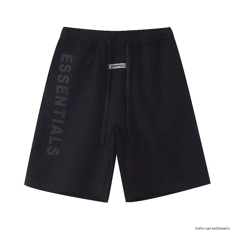 Essentials trendy and cool style black shorts