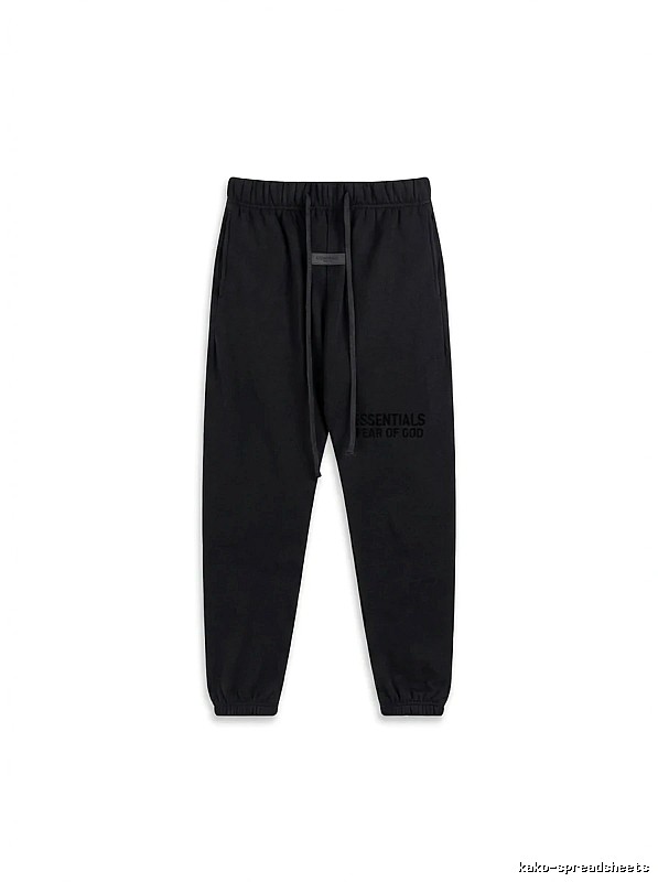 Essentials trendy and cool style black sweatpants