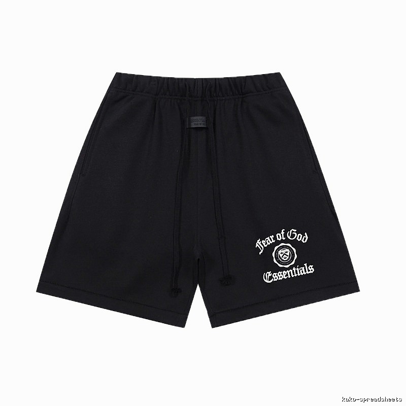 ESSENTIALS trendy brand black shorts
