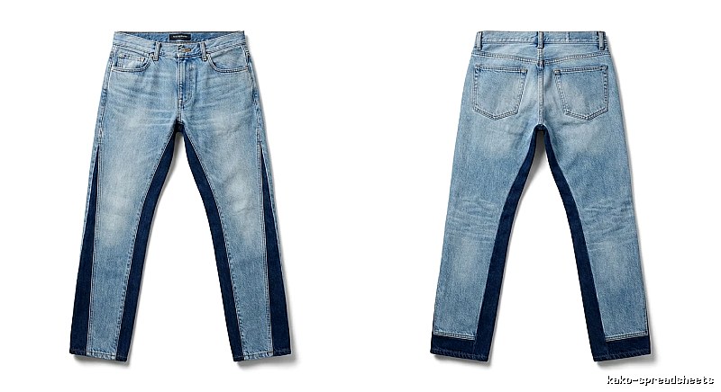 Gallery Dept. Color - Blocked Retro - Style Jeans