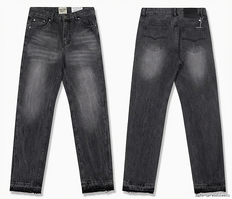 Gallery Dept. Distressed Black Jeans