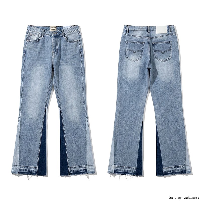 Gallery Dept. distressed light blue jeans