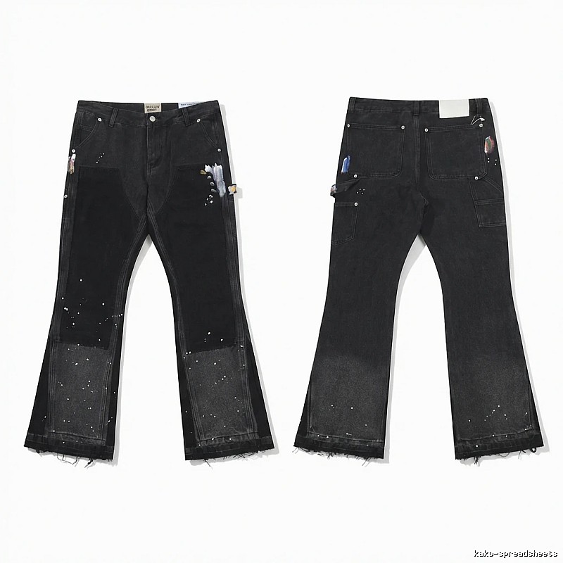 Gallery Dept Graffiti Style Black Jeans