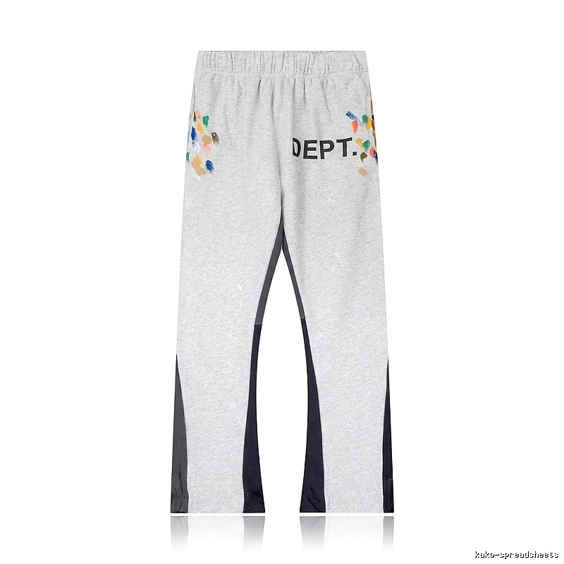 Gallery Dept Graffiti Style Grey Sweatpants