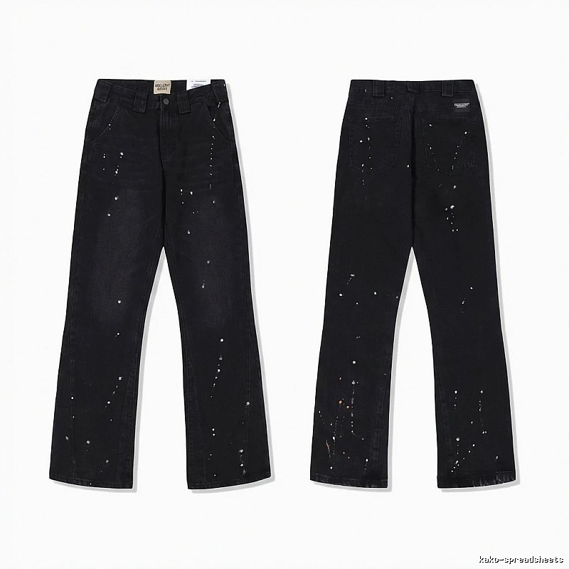Gallery Dept ink - splashing style black jeans
