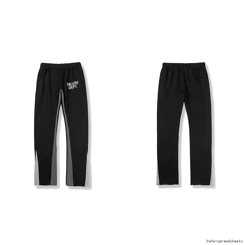 Gallery Dept. Patchwork Style Black Trousers