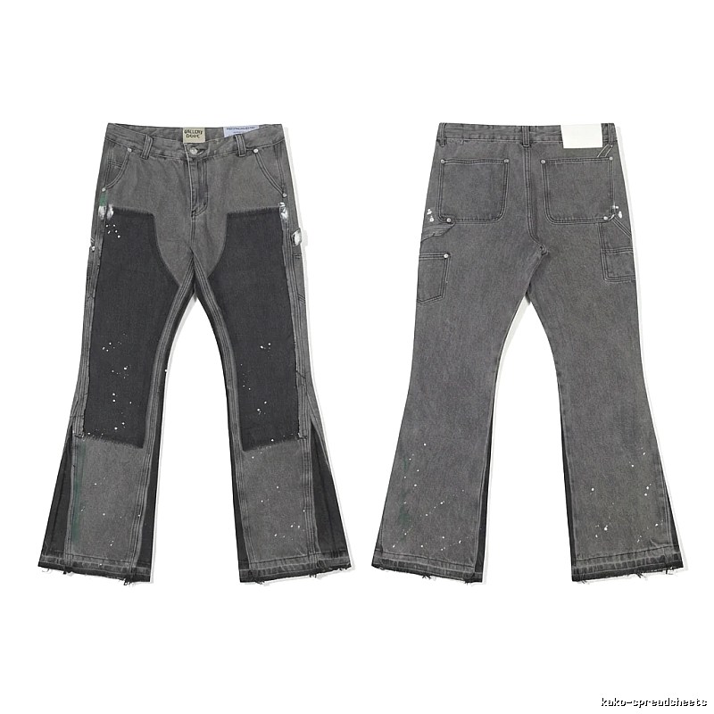 Gallery Dept. Patchwork Style Grey-Black Jeans