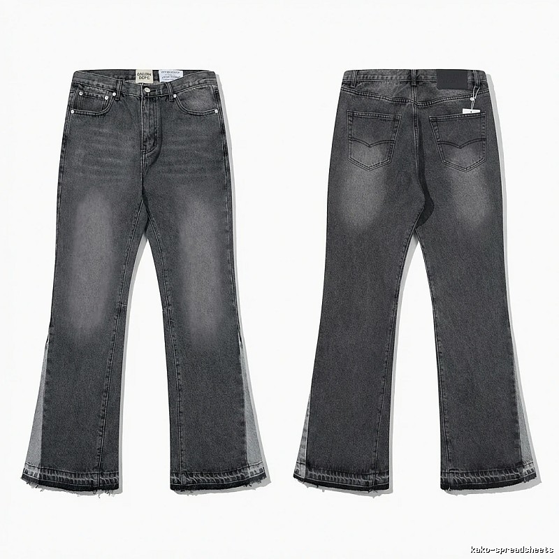 Gallery Dept Retro Style Black and Grey Jeans