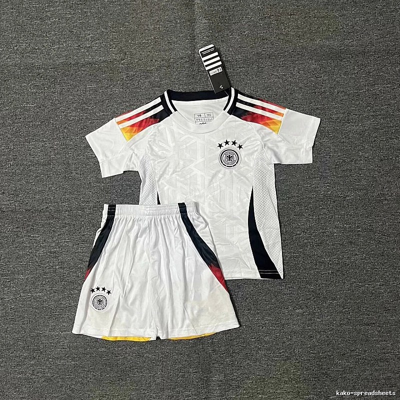 Germany Classic Soccer jersey set White Germany Football for Daily Styling