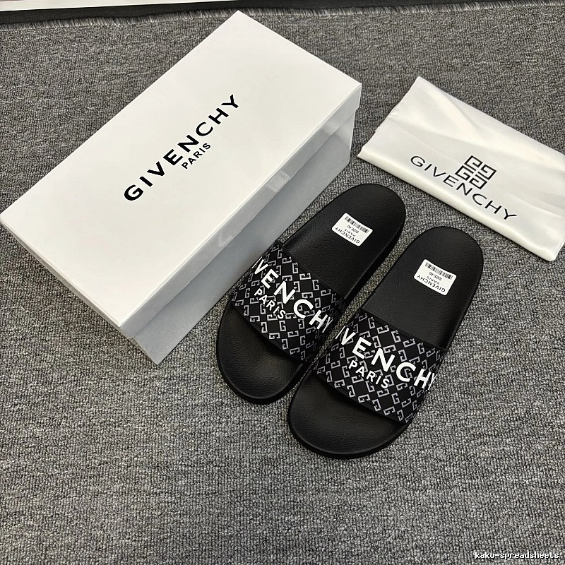 Givenchy 4G Monogram Street-style Black Slippers
