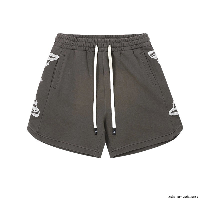Godspeed Printed Street Style Charcoal Gray Casual Shorts