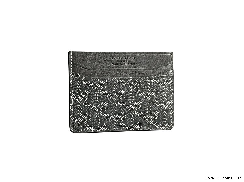 GOYARD Classic Style Fashion Gray Card Holder
