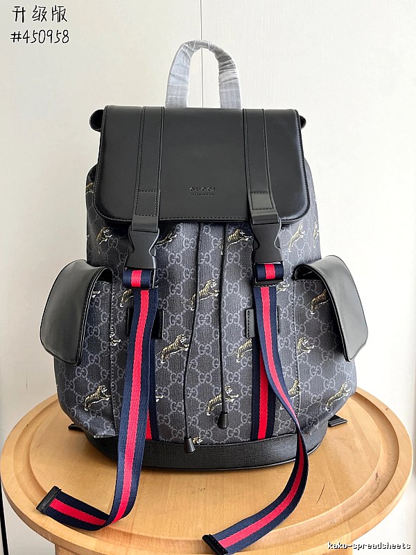 Gucci GG backpack Gray Monogram Flap