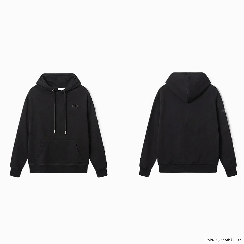 Gucci minimalist style black hoodie
