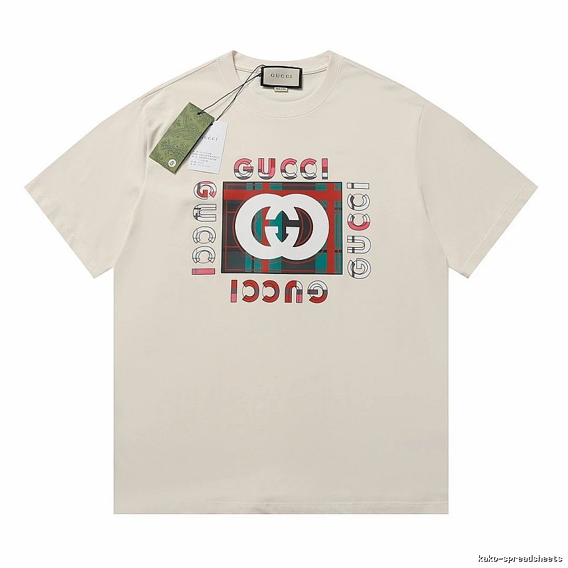 Gucci printed fashion white T-shirt