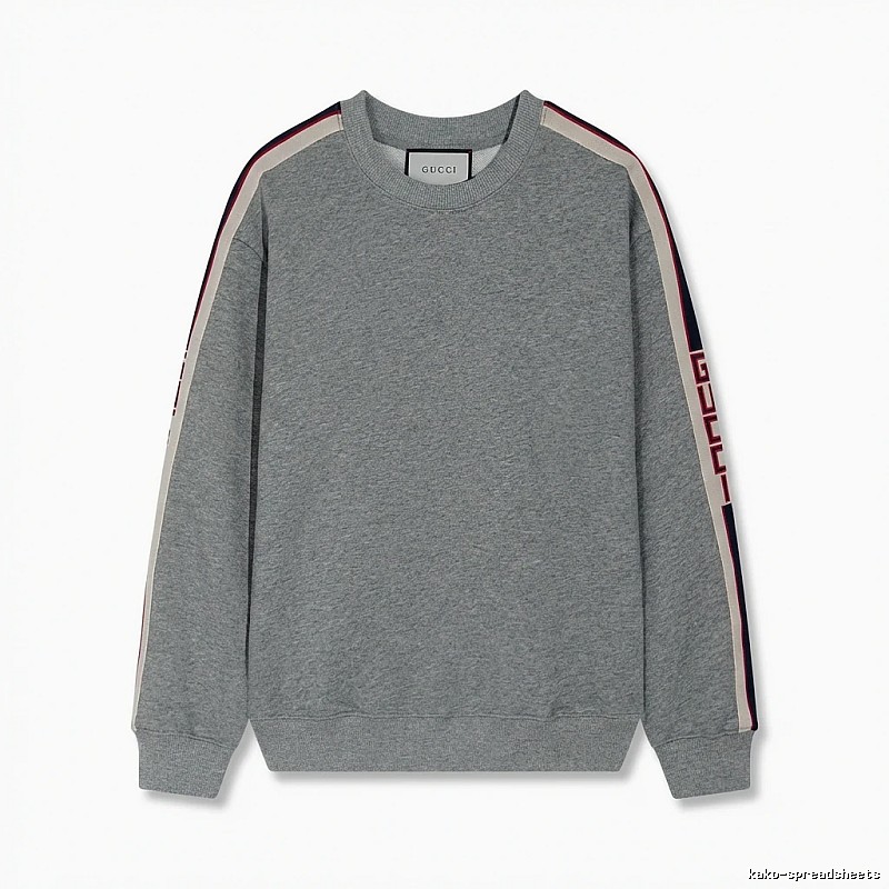 Gucci retro-style grey sweatshirt