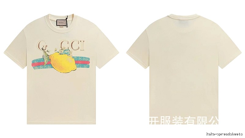 Gucci Vintage-style Off-white Lemon Print T-Shirt