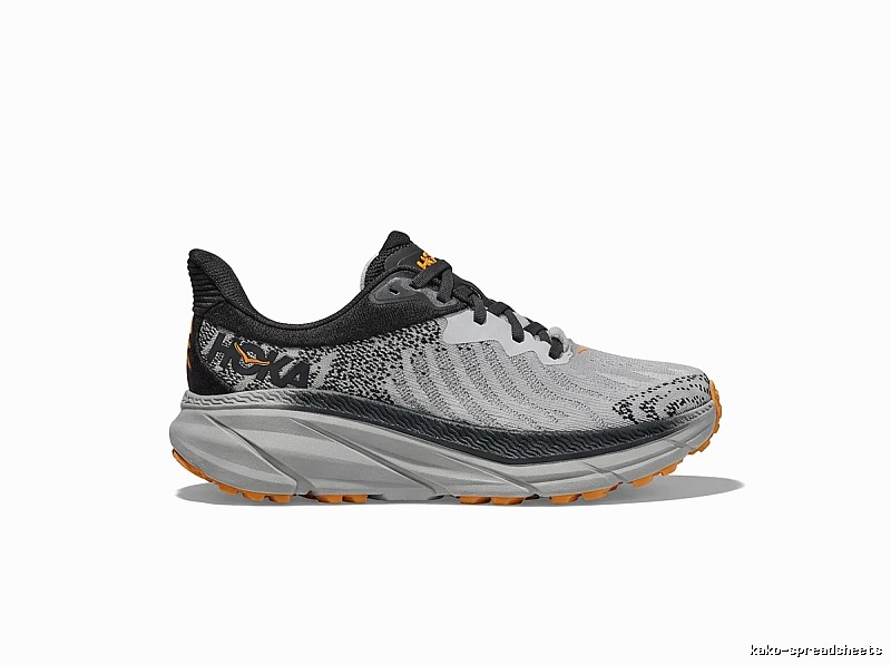 HOKA Racing Grey-Black Sports Running Shoes