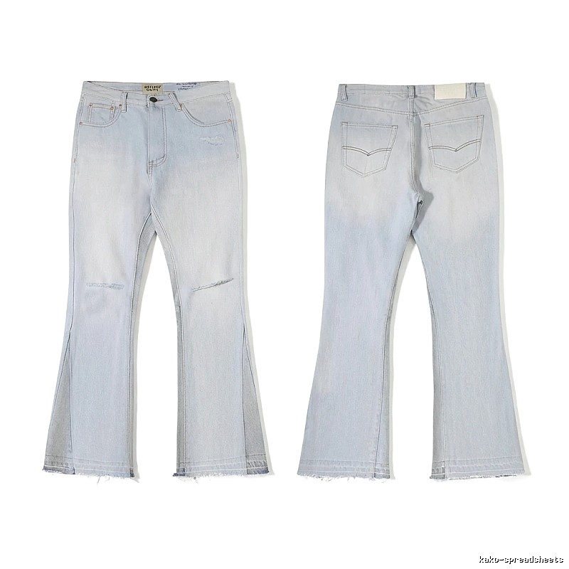 Hole-flared jeans from Gallery Dept.