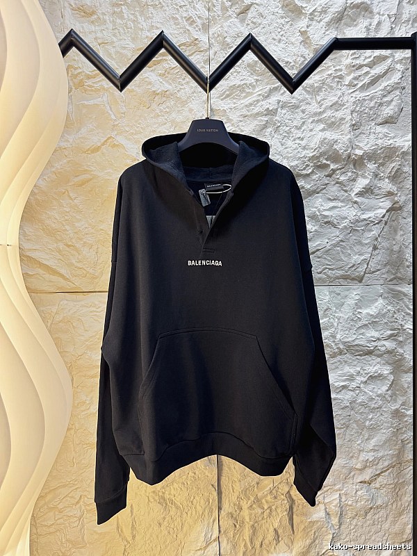 Hoodie by Balenciaga with Navy Hoodie with Small Balenciaga