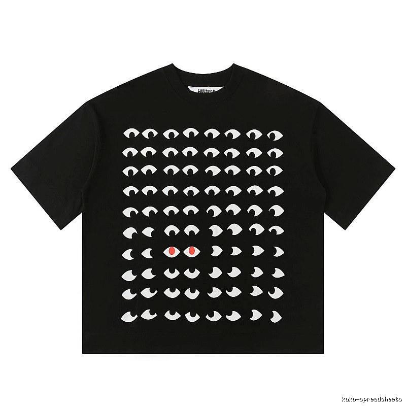 House of Errors Dark Trendy Cool Black Short-sleeve