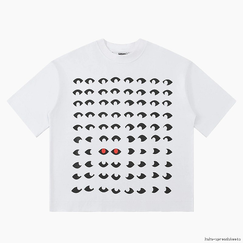 House of Errors Eye Print White T-shirt