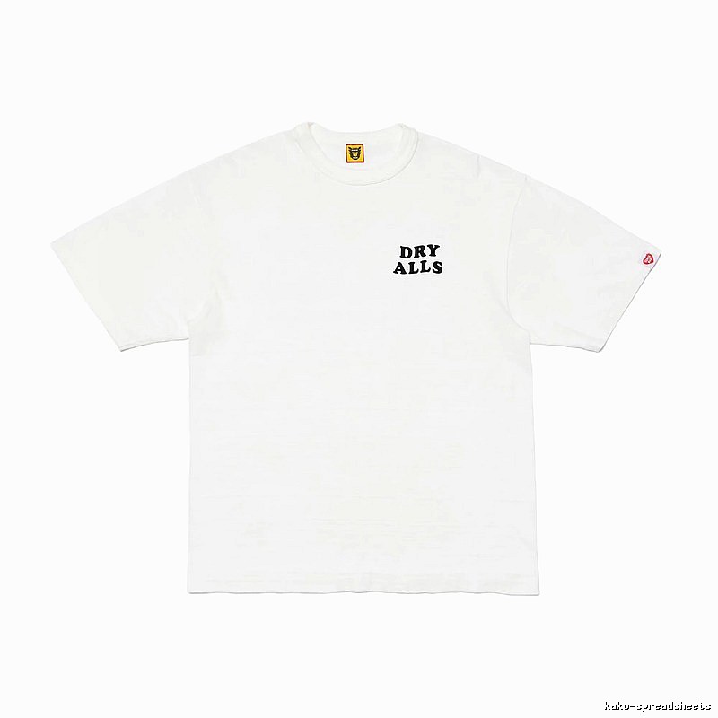 HUMAN MADE EDRYALLS Japanese Streetwear White Short Sleeve T-Shirt