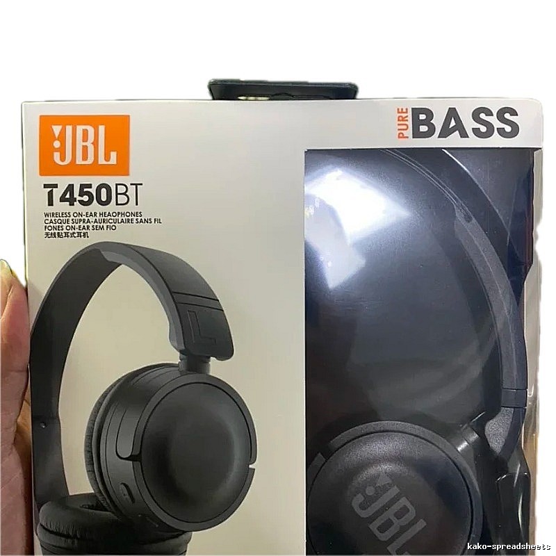 JBL Tune 450BT Wireless Headphones in Black
