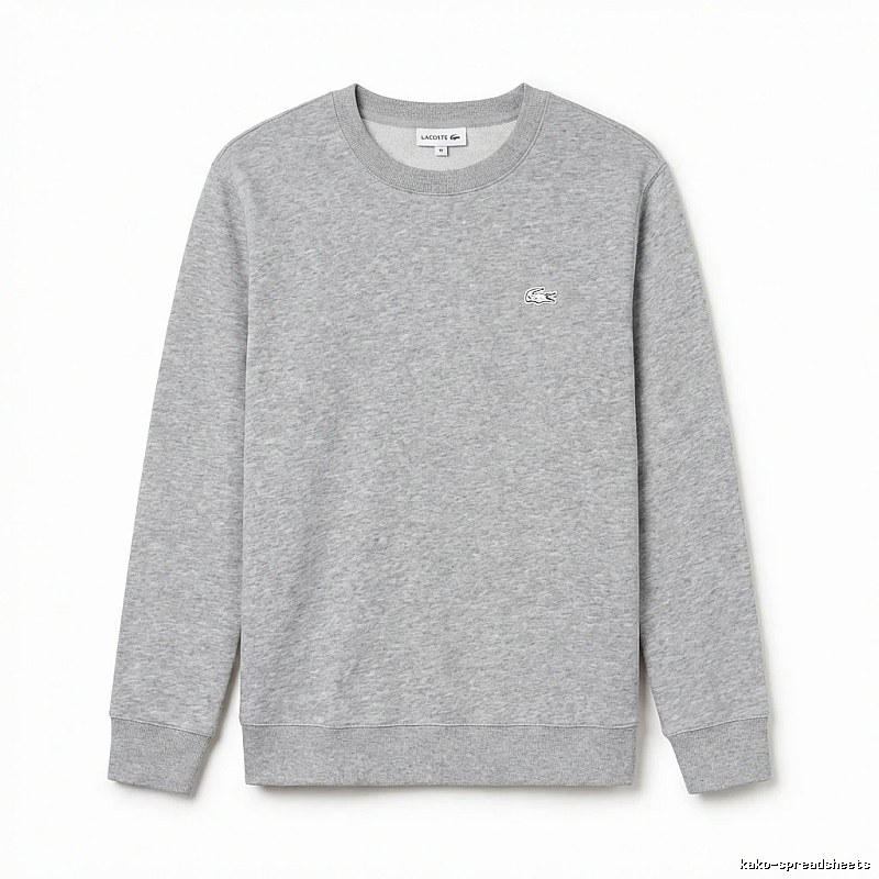 Lacoste basic simple grey sweatshirt