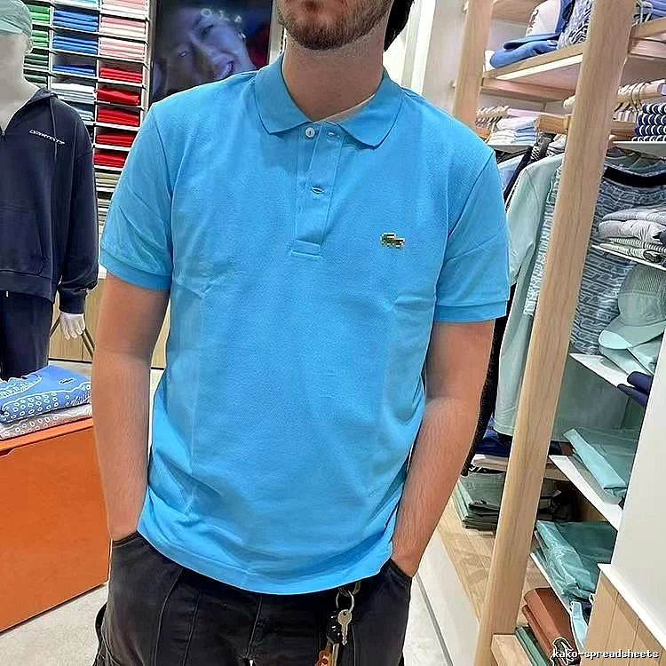 Lacoste Blue polo shirt Small Crocodile