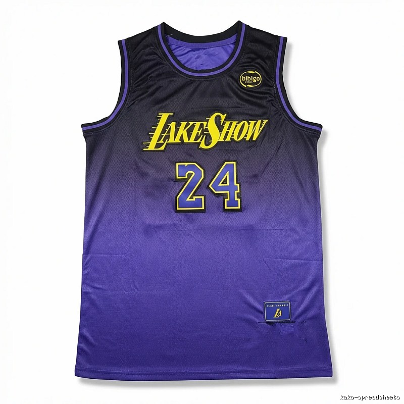 Lakers gradient-style basketball uniforms