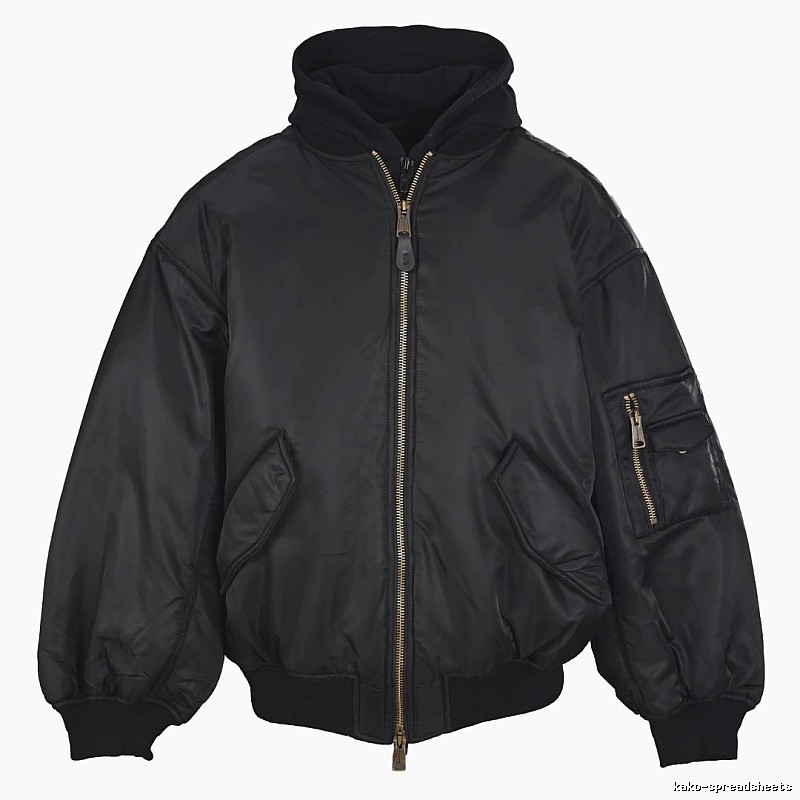 Layering C.P. Flight Bomber Jacket with sleeve utility zip