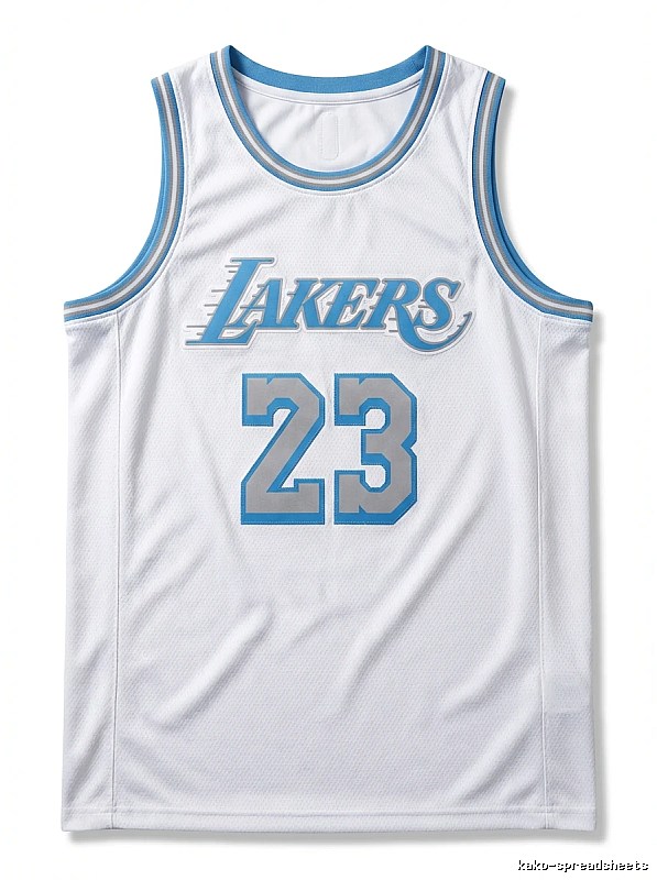 LBJ Lakers retro white jersey