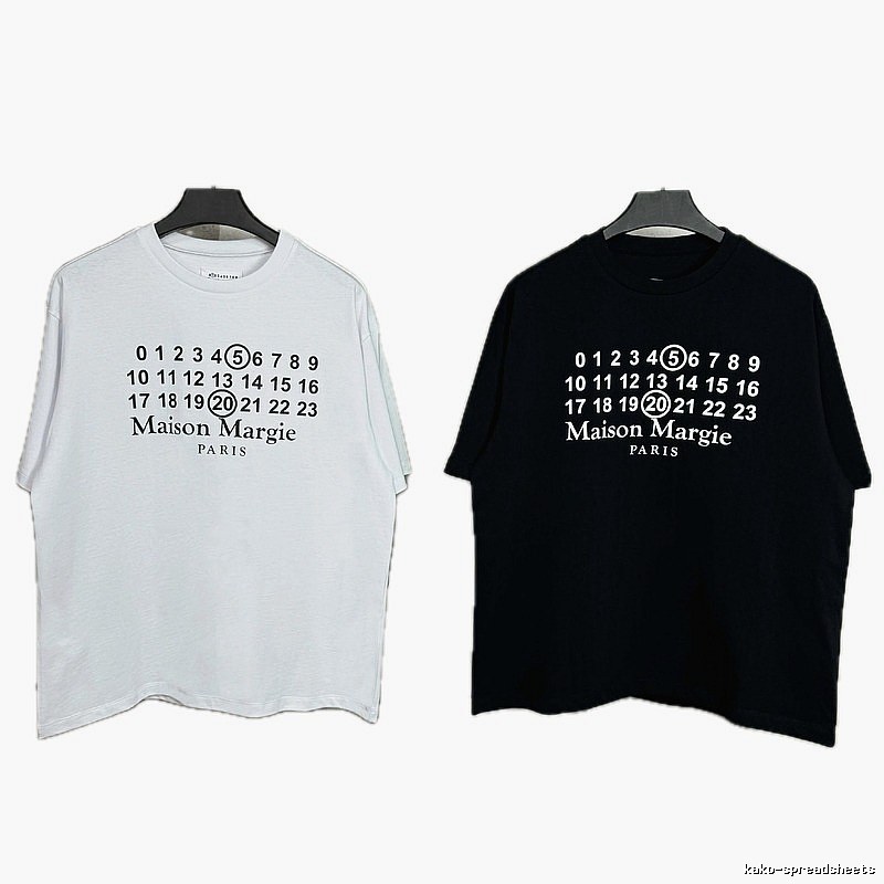 Maison Margiela digital printed style T-shirt