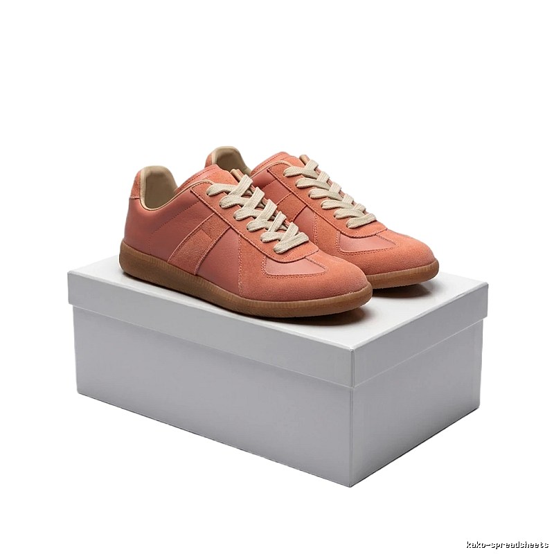 Maison Margiela German military training style orange shoes