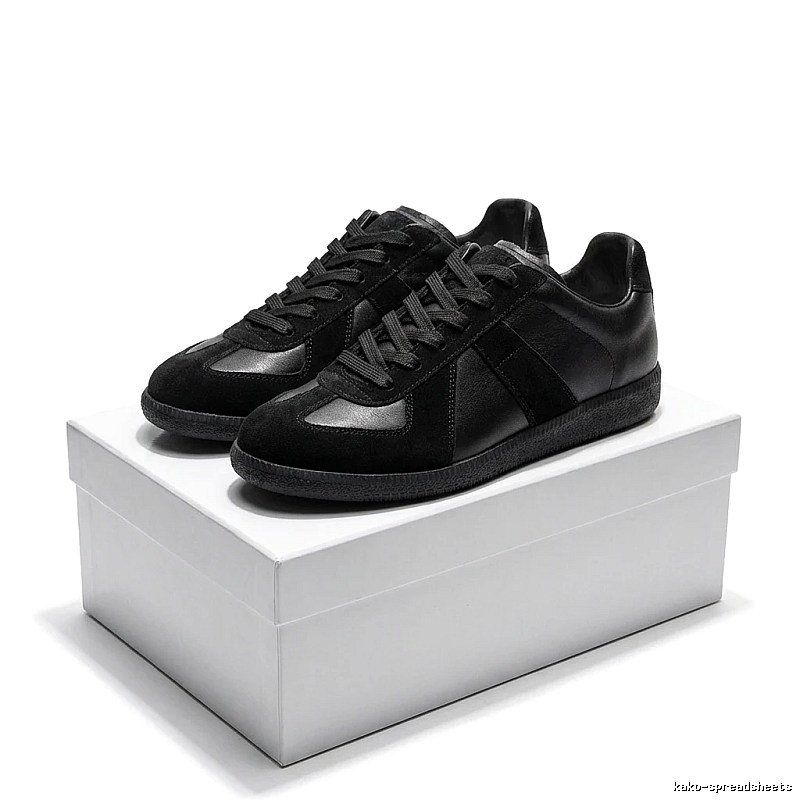 Maison Margiela minimalist black shoes