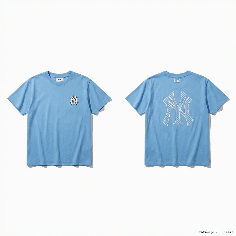 MLB Classic Simple Style Blue T-shirt