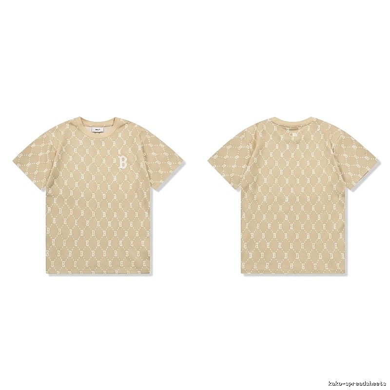 MLB Old Flower Style Beige T-shirt