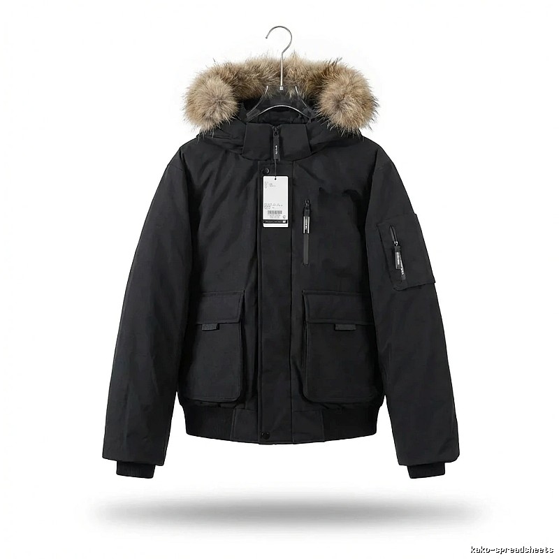 MLB Workwear Style Black Down Jacket
