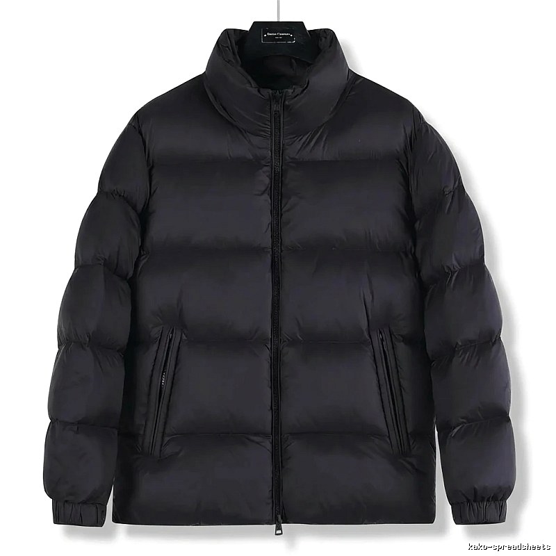 Moncler black casual down jacket