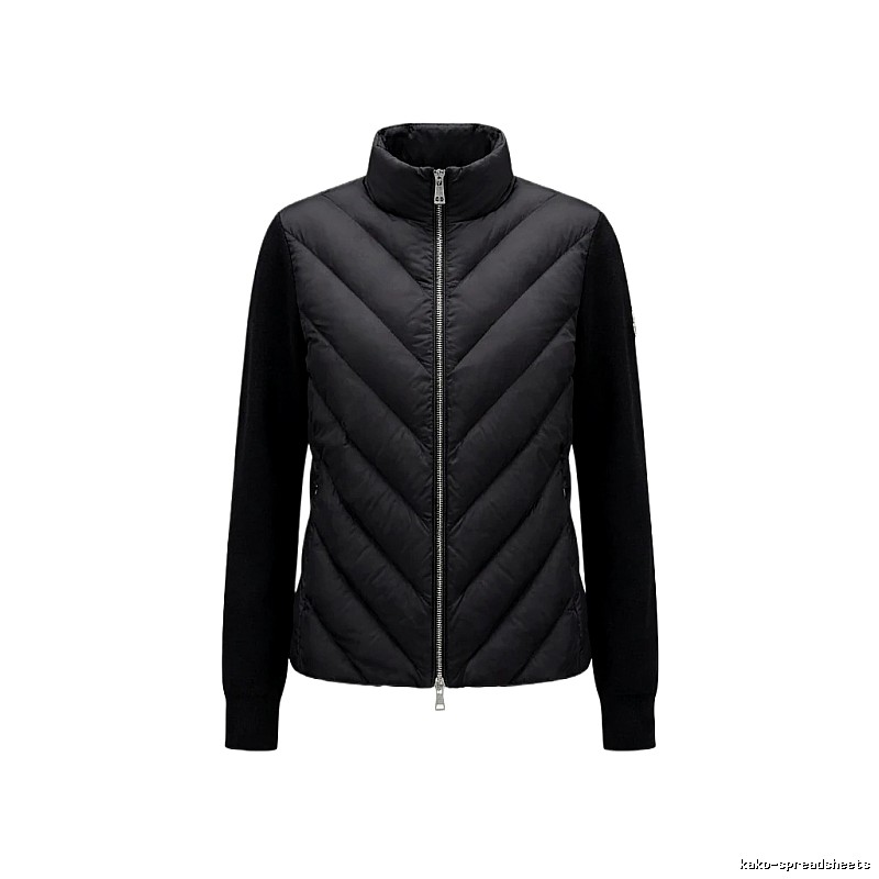 Moncler black casual style down jacket