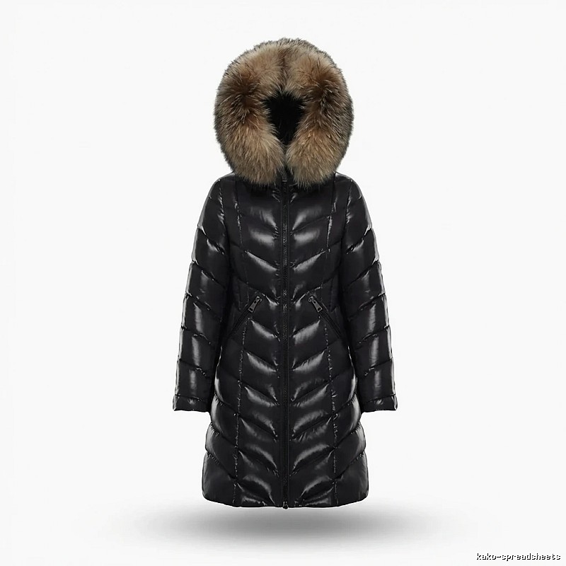 Moncler black luxury style down jacket