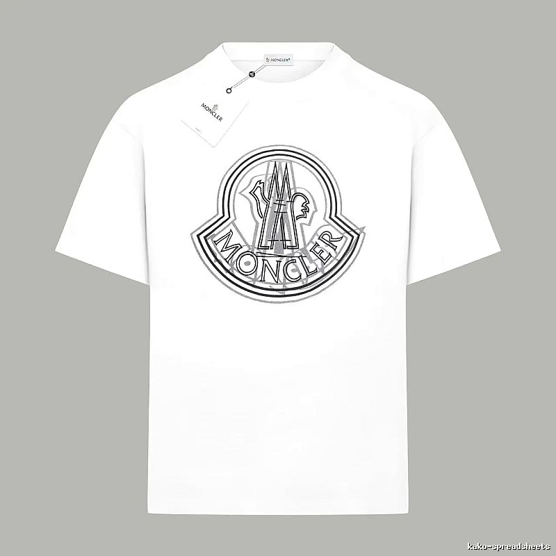 Moncler classic and simple style white T-shirt