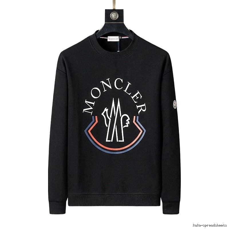 Moncler Classic and Stylish Black Sweatshirt