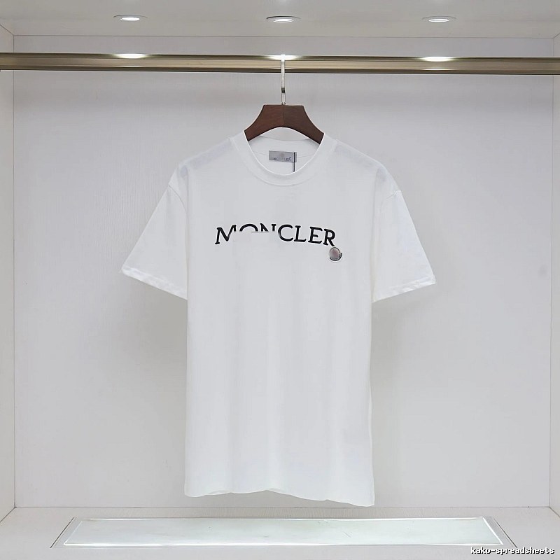 Moncler Classic Collection Minimalist Style White Short-sleeve T-shirt