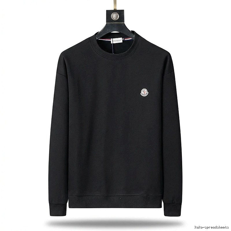 Moncler classic simple black sweatshirt