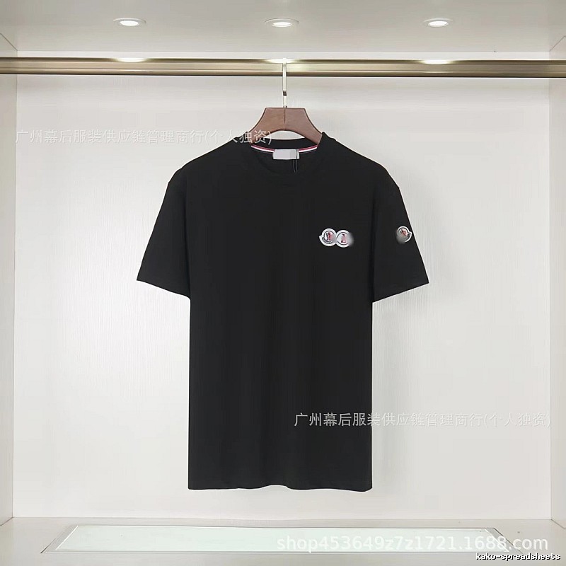Moncler Co-branded Casual Style Black Short-sleeve T-shirt