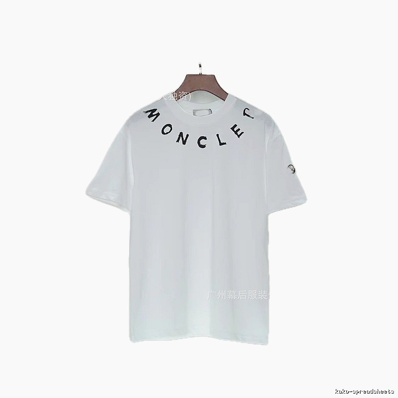 Moncler Graffiti Casual Style White Short-sleeve T-shirt